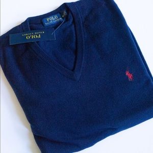 Polo Ralph Lauren Merino Wool V-Neck Sweater
